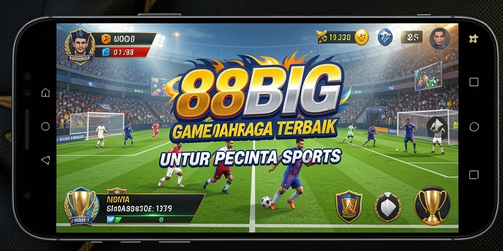 Tampilan menarik screenshot gameplay 88BIG dengan aksi olahraga yang seru.