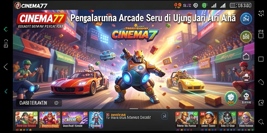 Tampilan gameplay seru dalam CINEMA77 yang memikat dan menantang.