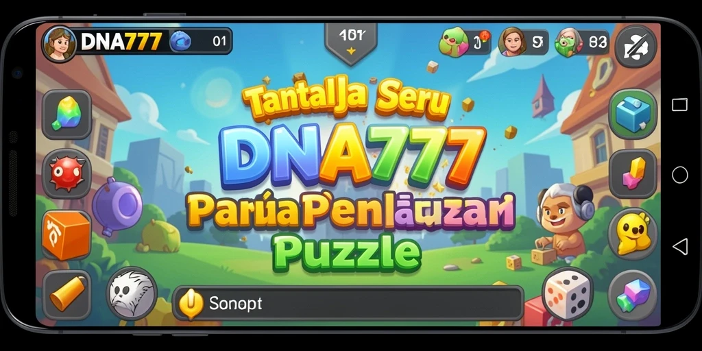 Tampilan gameplay seru dari DNA777 dalam permainan Puzzle.