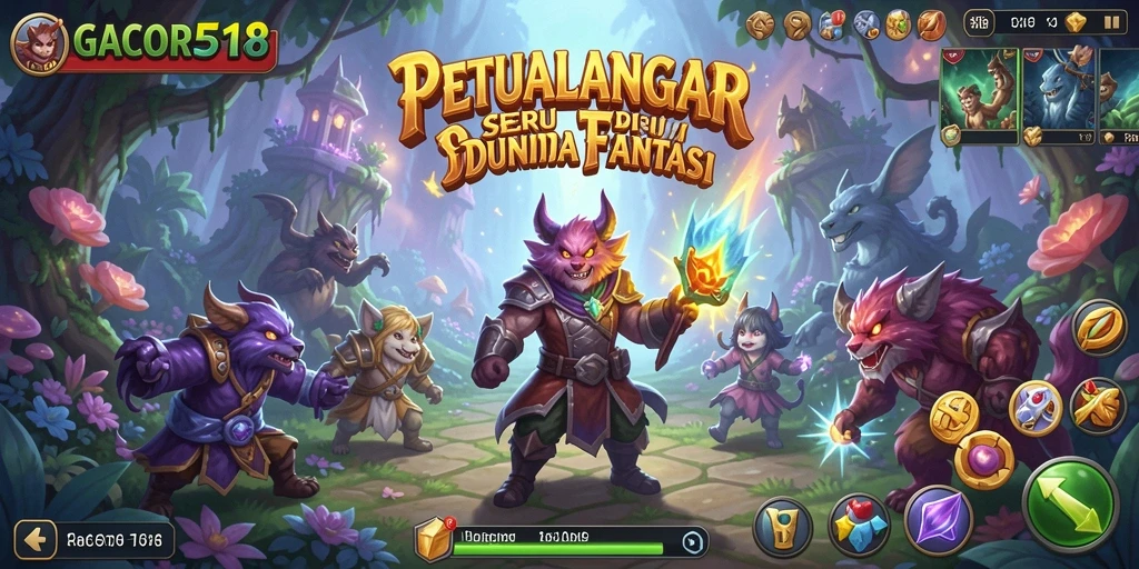 Tampilan gameplay yang menarik dari GACOR518 di dunia petualangan.