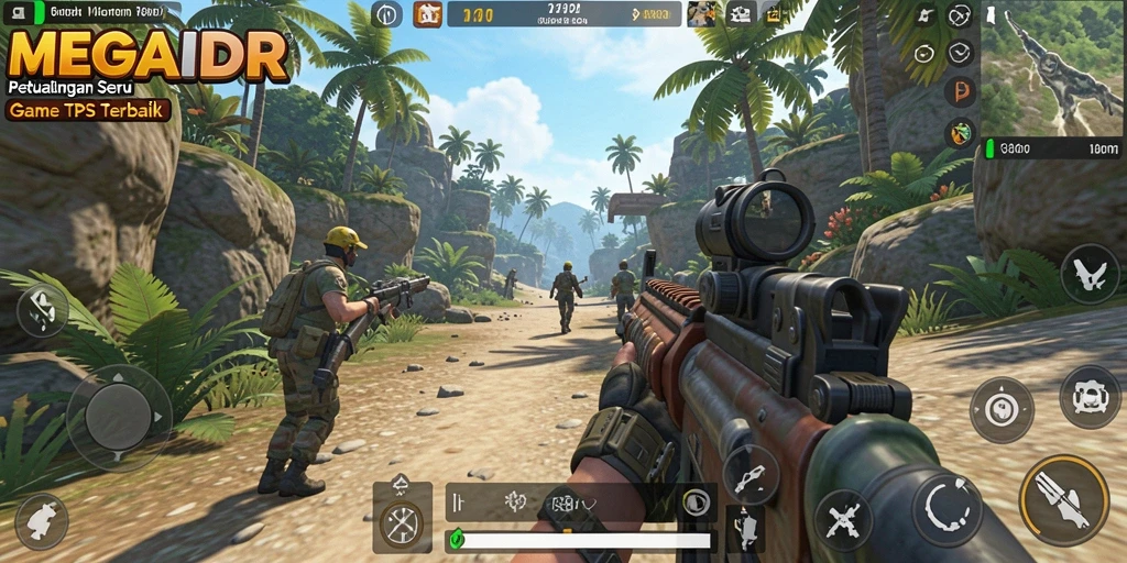 Gameplay seru dan menegangkan dalam MEGAIDR.