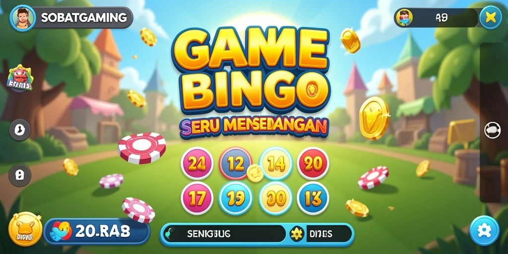 Screenshot menampilkan pemain menikmati permainan Bingo yang seru.