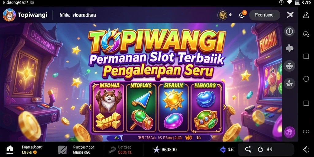 Gameplay seru dari permainan Slot TOPIWANGI yang memikat.