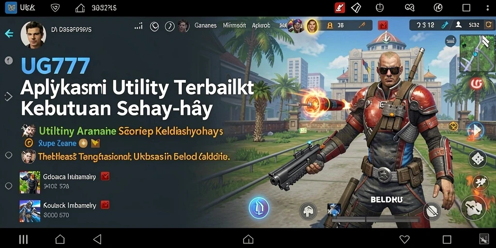 Tampilan utama UG777 dengan fitur Utility yang bermanfaat.