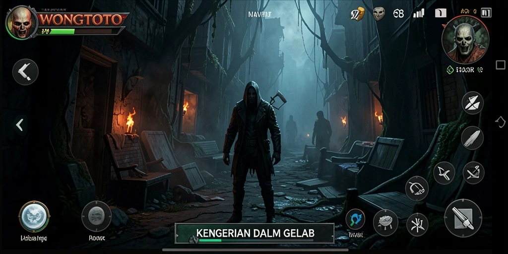 Gameplay menegangkan dengan suasana horor yang mencekam.
